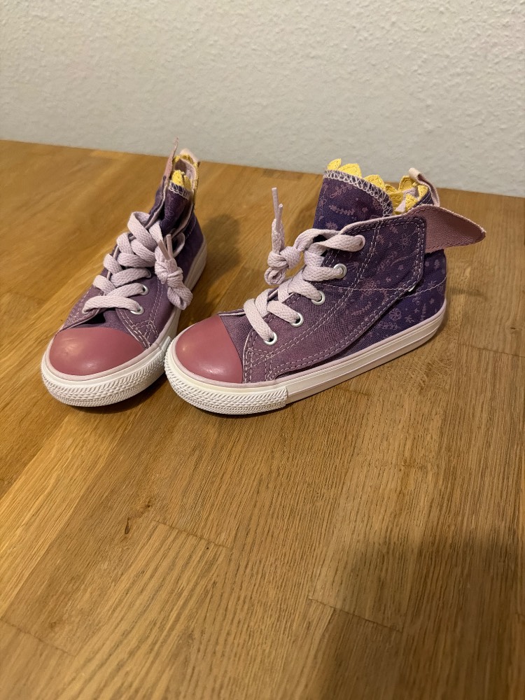 Neu! Converse Lila Kinder High-Top Sneakers Gr. 25