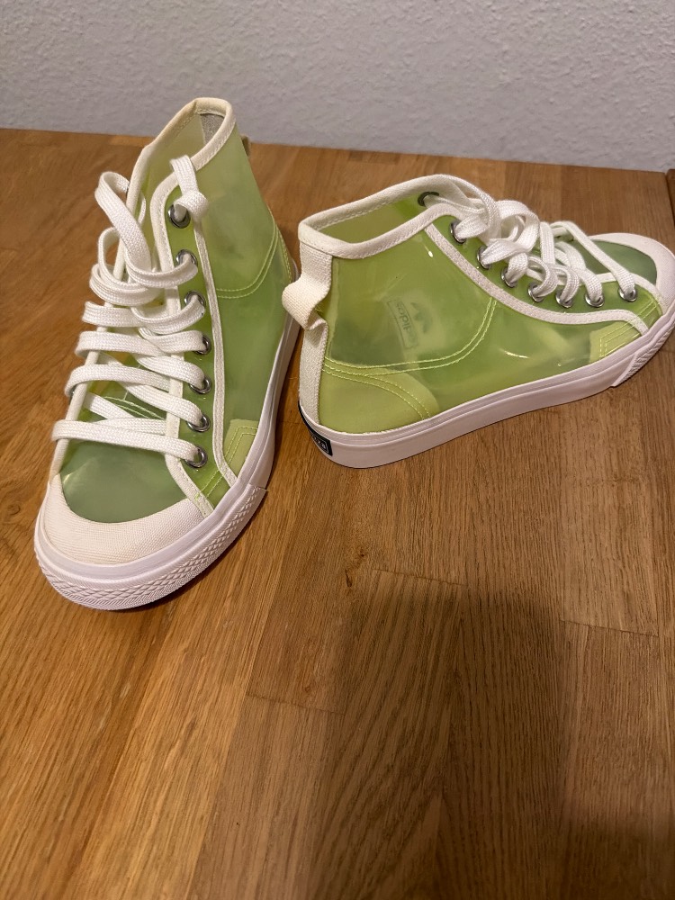 Neu! Adidas High-Top Sneaker transparent grün. Gr. 36.5