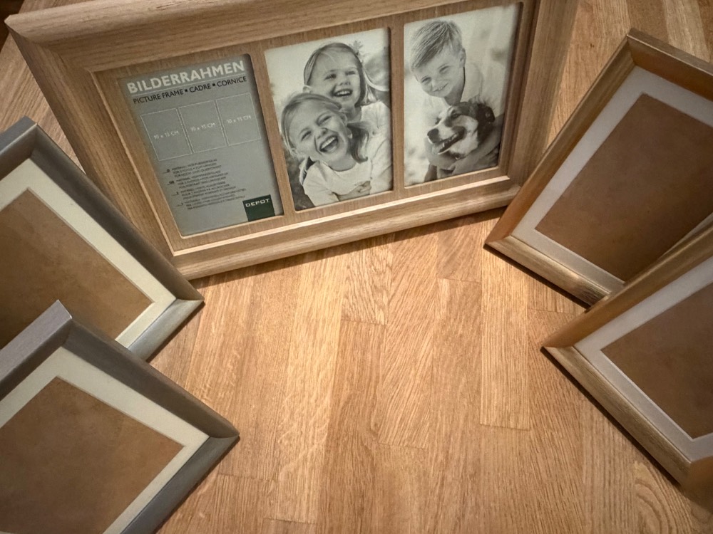 Set aus 5 Bilderrahmen